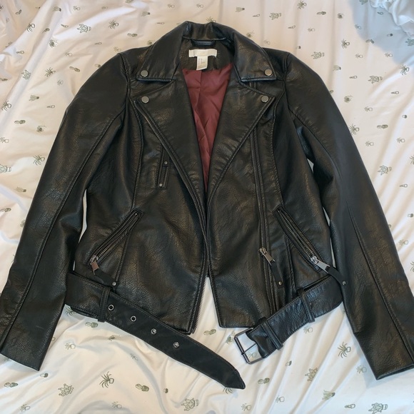 H&M faux leather jacket - Picture 3 of 4